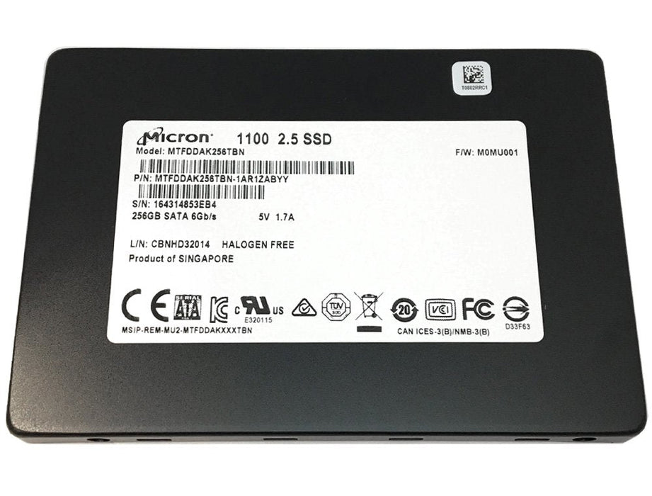 MTFDDAK256TBN Micron 1100 256GB TLC SATA 6Gbps (PLP) 2.5" SSD