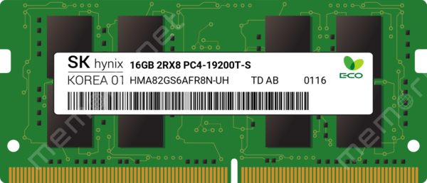 HMA82GS6AFR8N-UHN0-AD Hynix 16GB PC4-19200 DDR4-2400MHz non-ECC Unbuffered CL17 260-Pin