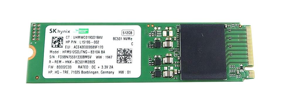 HFM512GDJTNG-8310A Hynix BC501 Series 512GB TLC PCI Express 3.0 NVMe M.2 2280