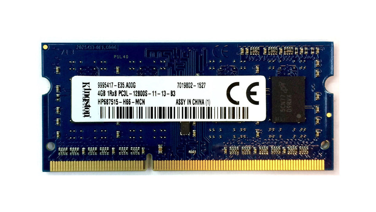 HP691160-H64-KEF Kingston 8GB PC3-12800 DDR3-1600MHz Non-ECC Unbuffered CL11 204-pin