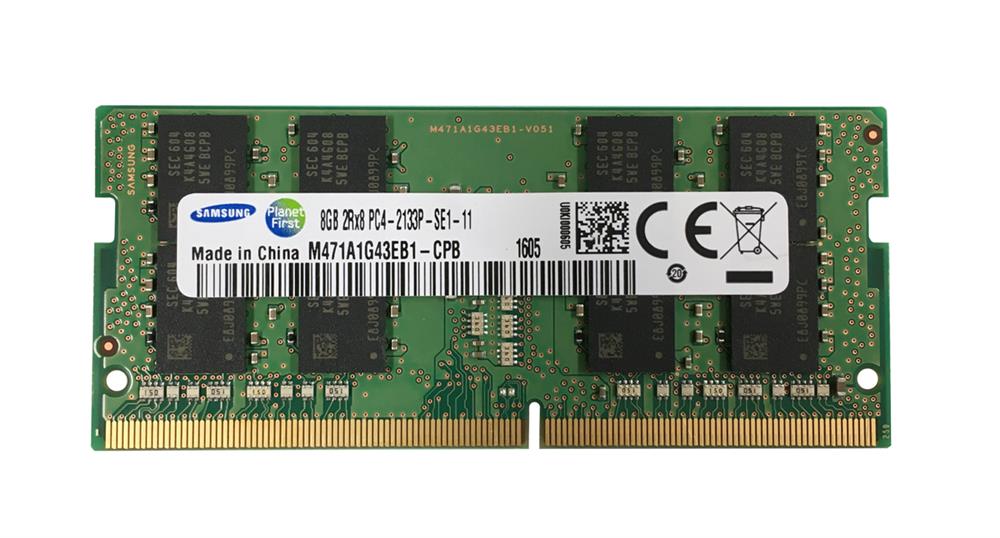M471A1G43EB1-CPB Samsung 8GB PC4-17000 DDR4-2133MHz non-ECC Unbuffered CL15 260-Pin