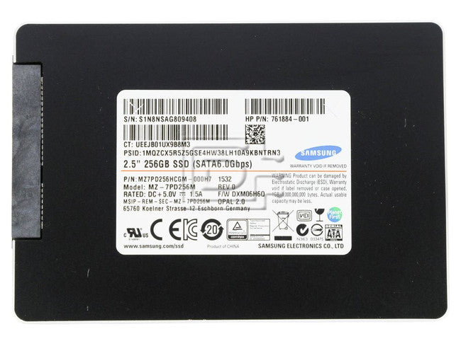 MZ7PD256HCGM-000H7 Samsung SM841n Series 256GB MLC SATA 6Gbps (AES-256 / SED TCG Opal 2.0) 2.5" SSD