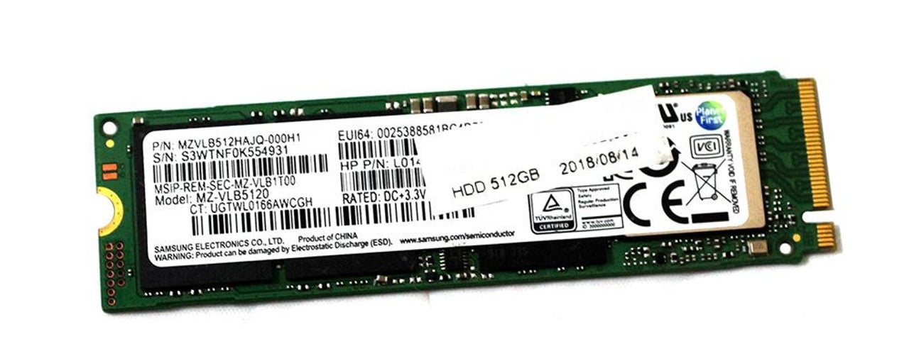 MZVLB512HAJQ-000H1 Samsung PM981 Series 512GB TLC PCI Express 3.0 x4 NVMe M.2 2280