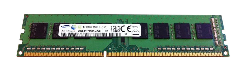 M378B5173BH0-CK0 Samsung 4GB PC3-12800 DDR3-1600MHz non-ECC Unbuffered CL11 240-Pin