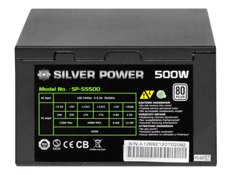 Silver Power SP-SS500, 500W PSU
